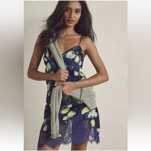 Free People Intimately Sun fade Floral Printed Slip Dress Womens XS